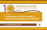 O papel das entidades na valorização do profissional : Sociedade Brasileira de Farmacêuticos em Oncologia – SOBRAFO Mario Jorge Sobreira, MSc Diretor.