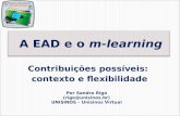 Contribuições possíveis: contexto e flexibilidade A EAD e o m-learning Por Sandro Rigo (rigo@unisinos.br) UNISINOS – Unisinos Virtual.