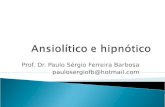 Prof. Dr. Paulo Sérgio Ferreira Barbosa paulosergiofb@hotmail.com.
