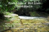 Práticas e Rotinas Contábeis Prof. Leonardo José Seixas Pinto Mestre em Ciências Contábeis UERJ leonardopinto@id.uff.br.