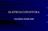 ELETROACUPUNTURA VALÉRIA NAMI KIM. ELETROACUPUNTURA BIOELETRICIDADE E ENERGGIA (QI) Efeito bioelétrico – propriedade elétrica do corpo humano e compenentes.