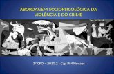 ABORDAGEM SOCIOPSICOLÓGICA DA VIOLÊNCIA E DO CRIME 3º CFO – 2010.2 - Cap PM Novaes.