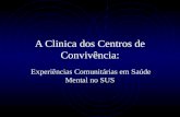 A Clinica dos Centros de Convivência: Experiências Comunitárias em Saúde Mental no SUS.
