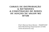 Prof. Marcos Fava Neves – FEARP/USP Aula Marketing Empresarial (17/04)  CANAIS DE DISTRIBUIÇÃO & NETWORKS A CONSTRUÇÃO DE REDES DE ADIÇÃO.
