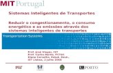 Prof. José Viegas, IST Prof. Carlos Bento, FCTUC Diana Carvalho, Estud. Dout., IST Lisboa, 2 Julho 2008 Sistemas Inteligentes de Transportes Reduzir o.
