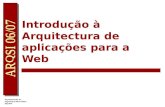Introdução à Arquitectura de aplicações para a Web.