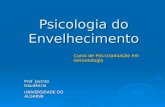 Psicologia do Envelhecimento Curso de Pós-Graduação em Gerontologia Prof. Jacinto Gaudêncio UNIVERSIDADE DO ALGARVE.