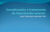 José Henrique Andrade Vila. Quais os níveis tensionais que indicam hipertensão arterial?