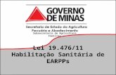 Lei 19.476/11 Habilitação Sanitária de EARPPs Subsecretaria de Agricultura Familiar.