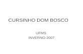 CURSINHO DOM BOSCO UFMS INVERNO 2007. FÍSICA RONALDINHO.
