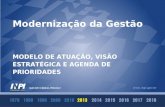 Modernização da Gestão MODELO DE ATUAÇÃO, VISÃO ESTRATÉGICA E AGENDA DE PRIORIDADES.