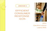 EFFICIENT CONSUMER RESPONSE -ECR- 19FX Carolina Lustoza Laiana Melo UNIDADE 5.