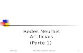 1/13/2014MD - Prof. Paulemir Campos1 Redes Neurais Artificiais (Parte 1)