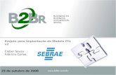 Projeto para Implantação do Modelo ITIL v2 29 de outubro de 2008 Cleber Sousa Fabrício Carlos.
