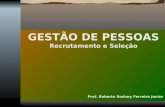 GESTÃO DE PESSOAS Recrutamento e Seleção Prof. Roberto Rodney Ferreira Junior.