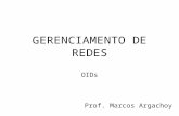GERENCIAMENTO DE REDES OIDs Prof. Marcos Argachoy.