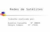 Redes de Satélites Trabalho realizado por: Aurélio CarvalhoNº 20044 Sérgio Campos Nº 17434.