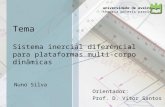 Tema Sistema inercial diferencial para plataformas multi-corpo dinâmicas Nuno Silva Orientador: Prof. D. Vitor Santos universidade de aveiro theoria poiesis.