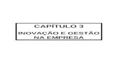 CAPÍTULO 3 INOVAÇÃO E GESTÃO NA EMPRESA. 3.1. A EMPRESA COMO ESPAÇO DE PROCESSAMENTO DE SABERES.