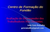 Centro de Formação do Fundão Avaliação do Desempenho dos Trabalhadores Não Docentes João Gois Ramalho goisramalho@gmail.com.