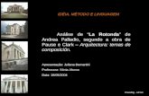 PósARQ - UFSC Análise de La Rotonda de Andrea Palladio, segundo a obra de Pause e Clark – Arquitectura: temas de composición. IDÉIA, MÉTODO E LINGUAGEM