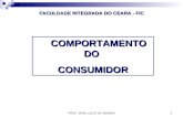FACULDADE INTEGRADA DO CEARA - FIC COMPORTAMENTO DO CONSUMIDOR 1 PROF: VERA LUCIA DE AMORIM.