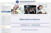 Ensino Superior Matemática Básica Unidade 8.1 - Radiciação Amintas Paiva Afonso.