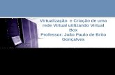 Virtualização e Criação de uma rede Virtual utilizando Virtual Box Professor: João Paulo de Brito Gonçalves.