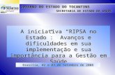 O processo de implementação da RIPSA a partir das etapas previstas na Metodologia RIPSA (Produto 5): A iniciativa RIPSA no Estado: Avanços e dificuldades.