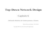 Top-Down Network Design Capítulo 6 Definindo Modelos de Endereçamento e Nomes Copyright 2004 Cisco Press & Priscilla Oppenheimer Wilmar Oliveira de Queiroz.
