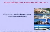 1 EFICIÊNCIA ENERGÉTICA I Desenvolvimento Sustentável Profa. Dra Maria de Fátima Ribeiro Raia – DAELT – 2012.