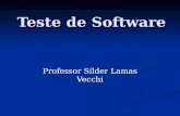 Teste de Software Professor Sílder Lamas Vecchi. Conteúdo 1. Definição de Teste e suas Classificações 1.1 - Introdução 1.2 – O que é homologação 1.3 –