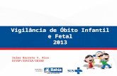 Vigilância de Óbito Infantil e Fetal 2013 Selma Barreto V. Rios DIVEP/SUVISA/SESAB.