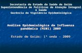 Secretaria de Estado da Saúde de Goiás Superintendência de Políticas de Atenção Integral à Saúde Gerência de Vigilância Epidemiológica Análise Epidemiológica.