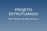 PROJETO ESTRUTURADO Prof° Mozart de Melo Alves Jr.