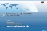 Professor: Rômulo César romulodandrade@gmail.com  INTRODUÇÃO AOS SISTEMAS OPERACIONAIS FACULDADE DOS GUARARAPES.