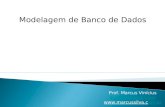 Modelagem de Banco de Dados Prof. Marcus Vinícius drakhos@gmail.com .