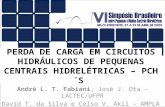 PERDA DE CARGA EM CIRCUITOS HIDRÁULICOS DE PEQUENAS CENTRAIS HIDRELÉTRICAS – PCH´S André L. T. Fabiani, José J. Ota – LACTEC/UFPR David T. da Silva e Celso.