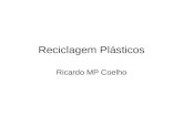 Reciclagem Plásticos Ricardo MP Coelho. Asfalto (Piche) (PE > 400C) C 30 Graxa e Óleo (PE > 350C) C 17 Diesel (275 < PE < 400C) C 15 a 18 Querosene (175.