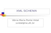 XML SCHEMA Vânia Maria Ponte Vidal vvidal@lia.ufc.br.
