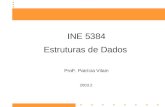 INE 5384 Estruturas de Dados Prof a. Patrícia Vilain 2003.2.
