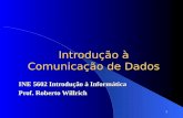 1 Introdução à Comunicação de Dados INE 5602 Introdução à Informática Prof. Roberto Willrich.