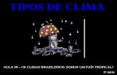 TIPOS DE CLIMA AULA 06 – OS CLIMAS BRASILEIROS: SOMOS UM PAÍS TROPICAL? 6 a série.