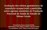 Avaliação dos efeitos genotóxicos da exposição ocupacional a pesticidas sobre agentes sanitários da Fundação Nacional de Saúde do Estado de Minas Gerais.