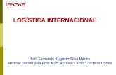 LOGÍSTICA INTERNACIONAL Prof. Fernando Augusto Silva Marins Material cedido pelo Prof. MSc. Antonio Carlos Cordeiro Côrtes.