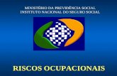RISCOS OCUPACIONAIS MINISTÉRIO DA PREVIDÊNCIA SOCIAL INSTITUTO NACIONAL DO SEGURO SOCIAL.