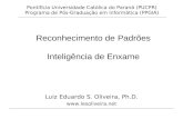 Reconhecimento de Padrões Inteligência de Enxame Luiz Eduardo S. Oliveira, Ph.D.  Pontifícia Universidade Católica do Paraná (PUCPR)