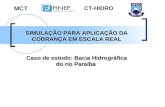 SIMULAÇÃO PARA APLICAÇÃO DA COBRANÇA EM ESCALA REAL Caso de estudo: Bacia Hidrográfica do rio Paraíba MCT CT-HIDRO.