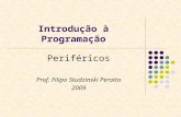 Introdução à Programação Periféricos Prof. Filipo Studzinski Perotto 2009.