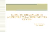1 CURSO DE PREVENÇÃO DE ACIDENTES PARA COMPONENTES DE CIPA Enfa. Vânia Costa Enf. Neviton.